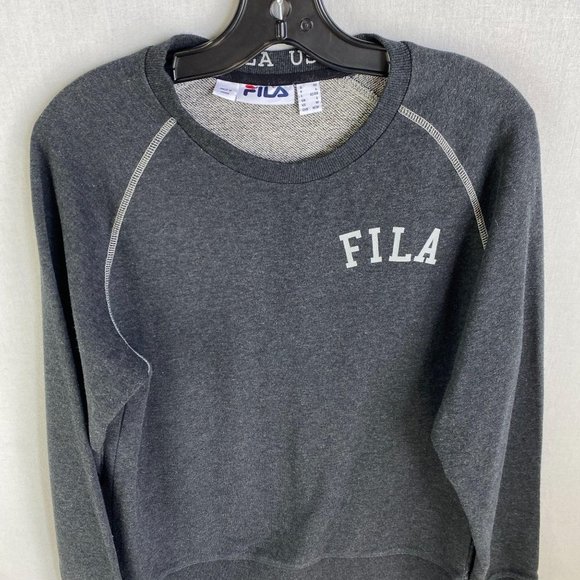 FILA Dark Gray Crewneck Sweater - Picture 3 of 6